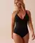 LA VIE EN ROSE AQUA KAIA Mesh Inserts One-piece Swimsuit Black 70400124 - View1