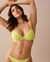 LA VIE EN ROSE AQUA Haut de bikini push-up texturé LIME Citron vert 70100614 - View1
