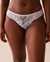 LA VIE EN ROSE Lace Thong Panty White 596-121-0-00 - View1