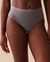 LA VIE EN ROSE Culotte bikini taille haute coton Gris 633-212-1-00 - View1