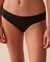 LA VIE EN ROSE Microfiber Bonded Bikini Panty Black 712-122-0-00 - View1