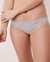 LA VIE EN ROSE Culotte bikini modal et bordure de dentelle Gris 20100102 - View1