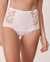 LA VIE EN ROSE Lace High Waist Bikini Panty White 596-125-1-00 - View1