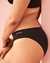 LA VIE EN ROSE Culotte bikini microfibre dos lisse Noir 169-122-0-00 - View1