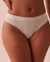 LA VIE EN ROSE Cotton and Logo Elastic Band Thong Panty Grey 20100201 - View1