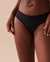 LA VIE EN ROSE Super Soft Lace Detail Thong Panty Black 20100416 - View1