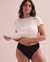 Culotte menstruelle coupe bikini taille haute en coton par Newex Noir 20300190 - View1