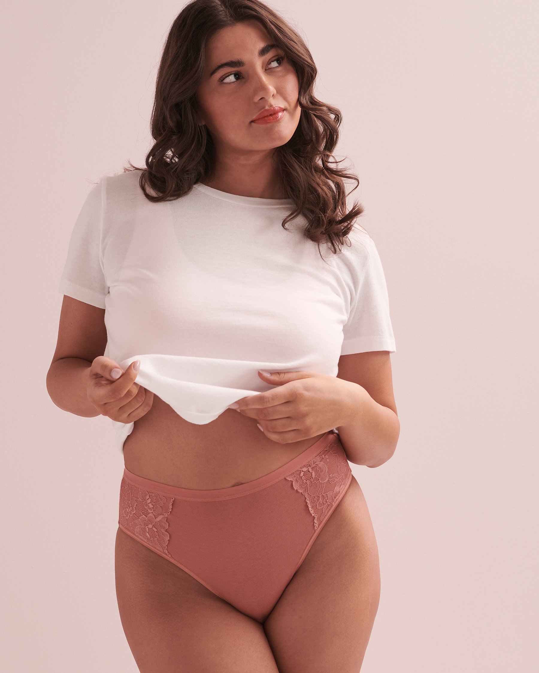 Culotte menstruelle coupe bikini taille haute en coton par Newex Pêche 20300190 - Voir1