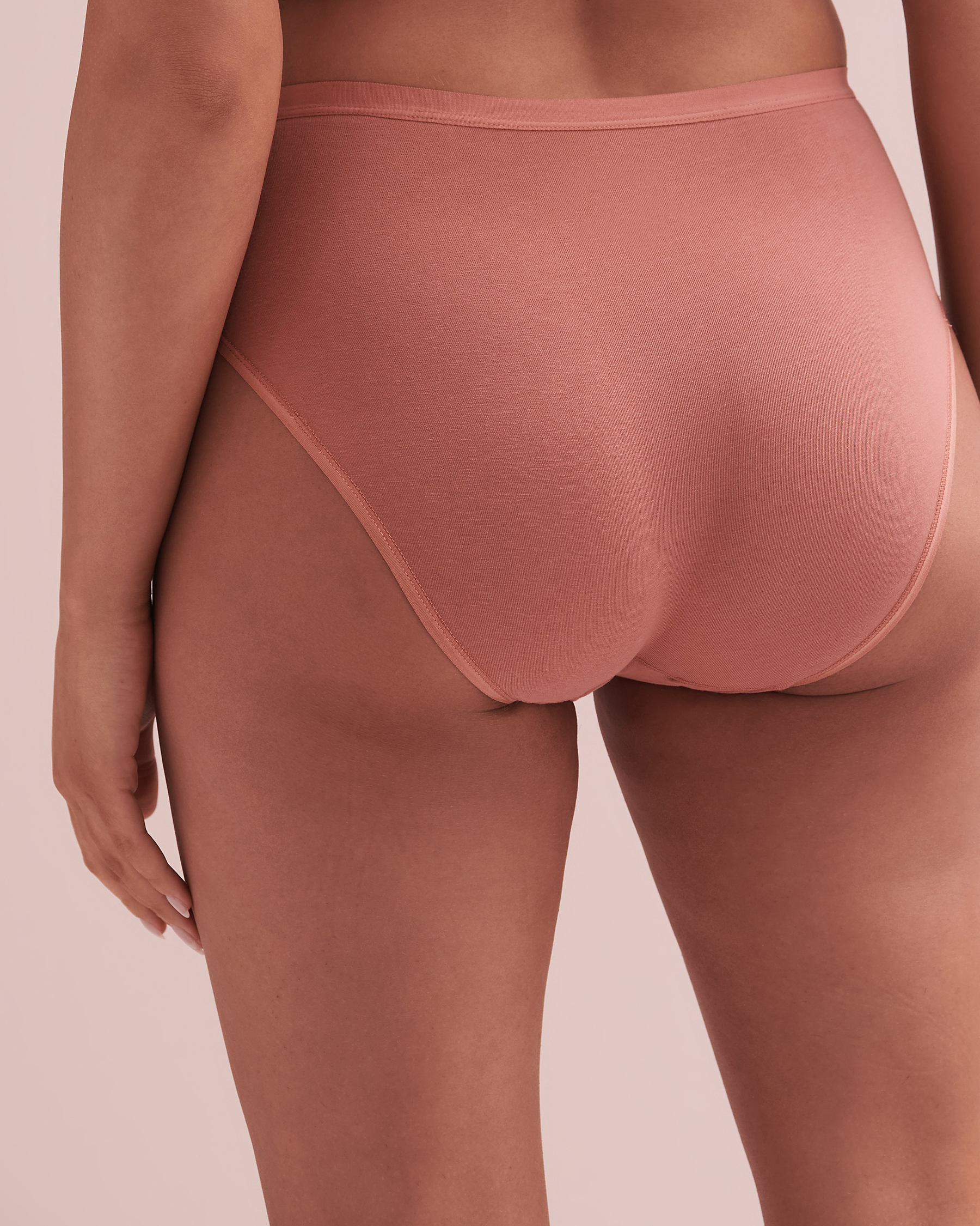 High Waist Bikini Cotton Period Panty by Newex Peach 20300190 - View2