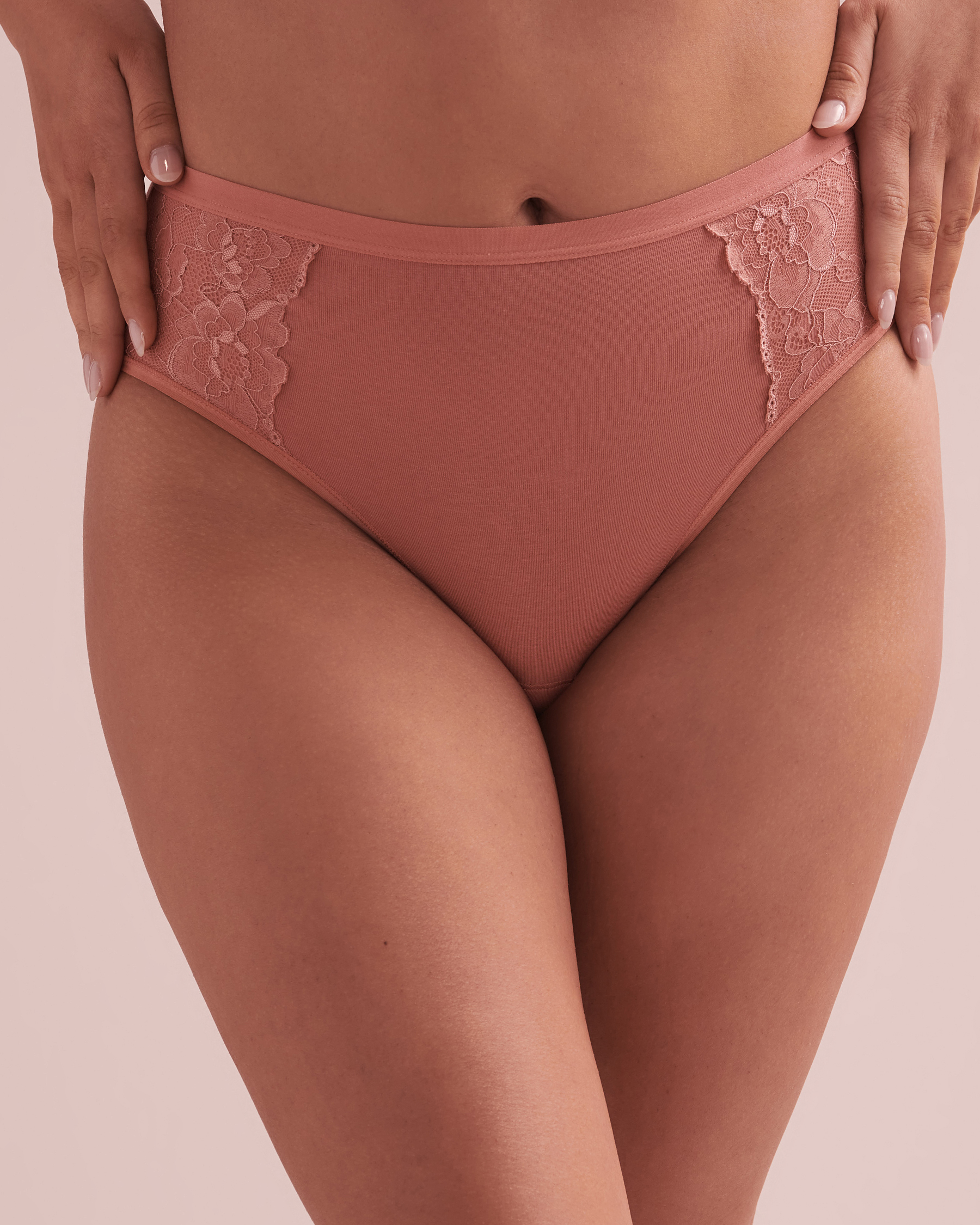 Culotte menstruelle coupe bikini taille haute en coton par Newex Pêche 20300190 - Voir4