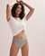 Culotte menstruelle coupe bikini taille haute absorption super Bleu glacial 20300190 - View1